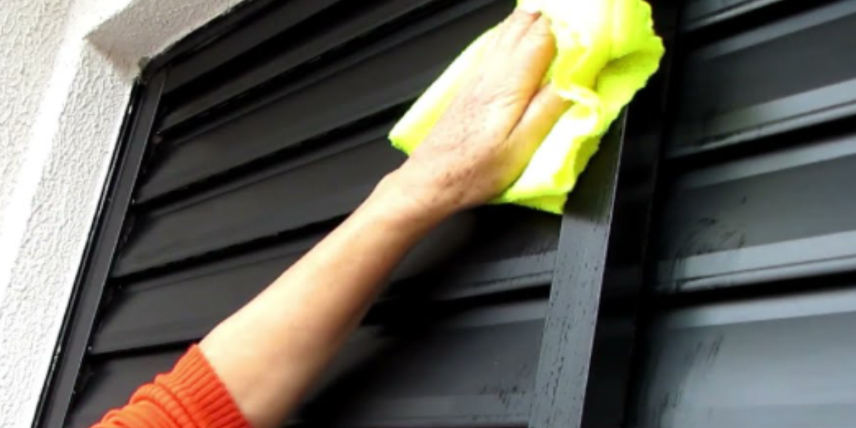 como limpar esquadrias de aluminio preta pos obra